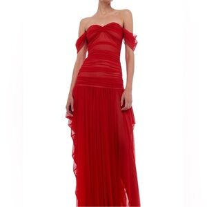 Norma Kamali Fishtail Gown